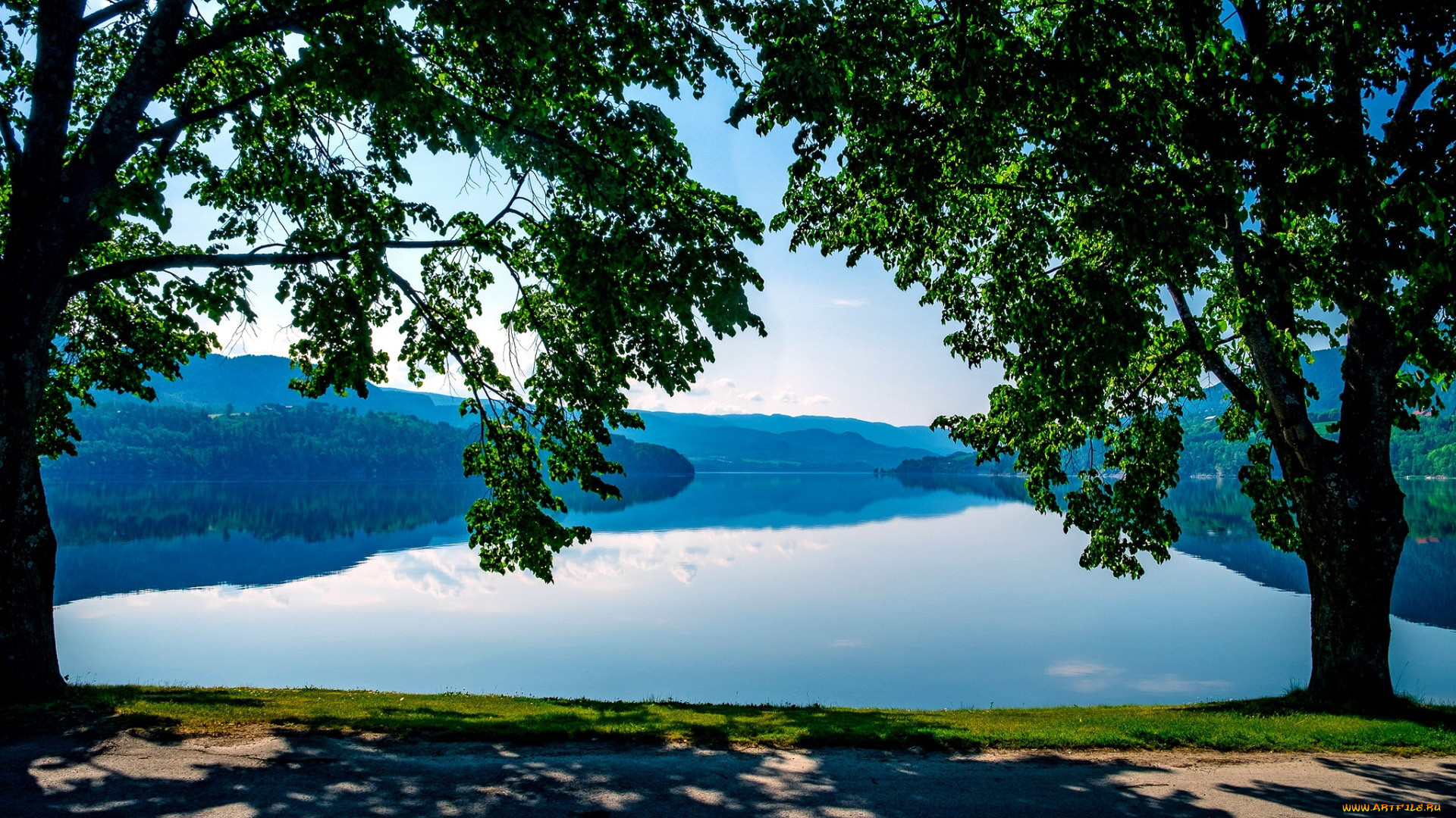 heddalsvatnet lake, norway, , , , heddalsvatnet, lake